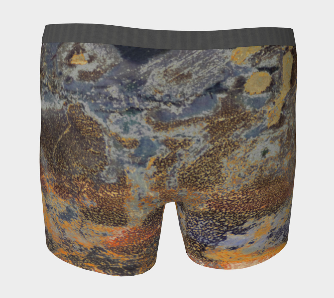 Grunge Tarnished Mottled Abstract Pattern Brown Yellow Grey preview #4