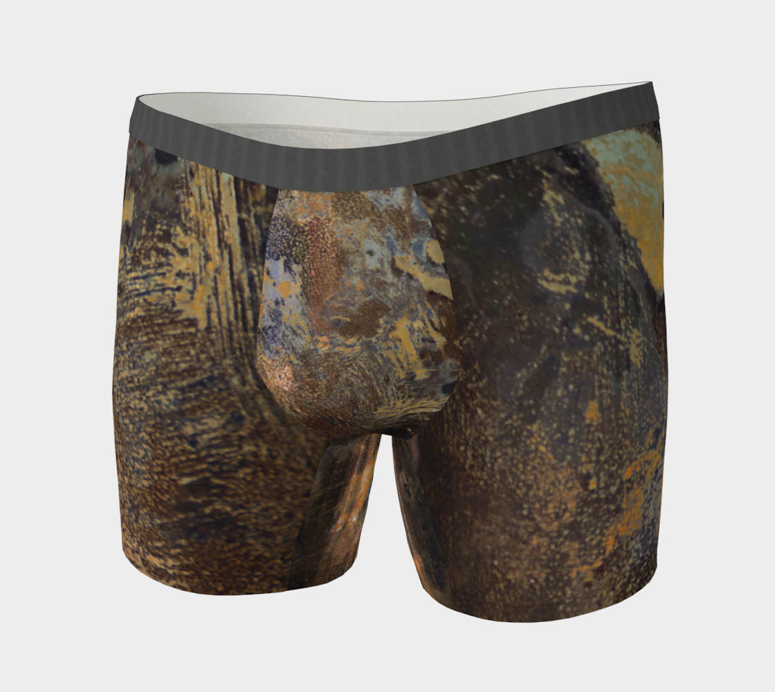 Grunge Tarnished Mottled Abstract Pattern Brown Yellow Grey preview #3