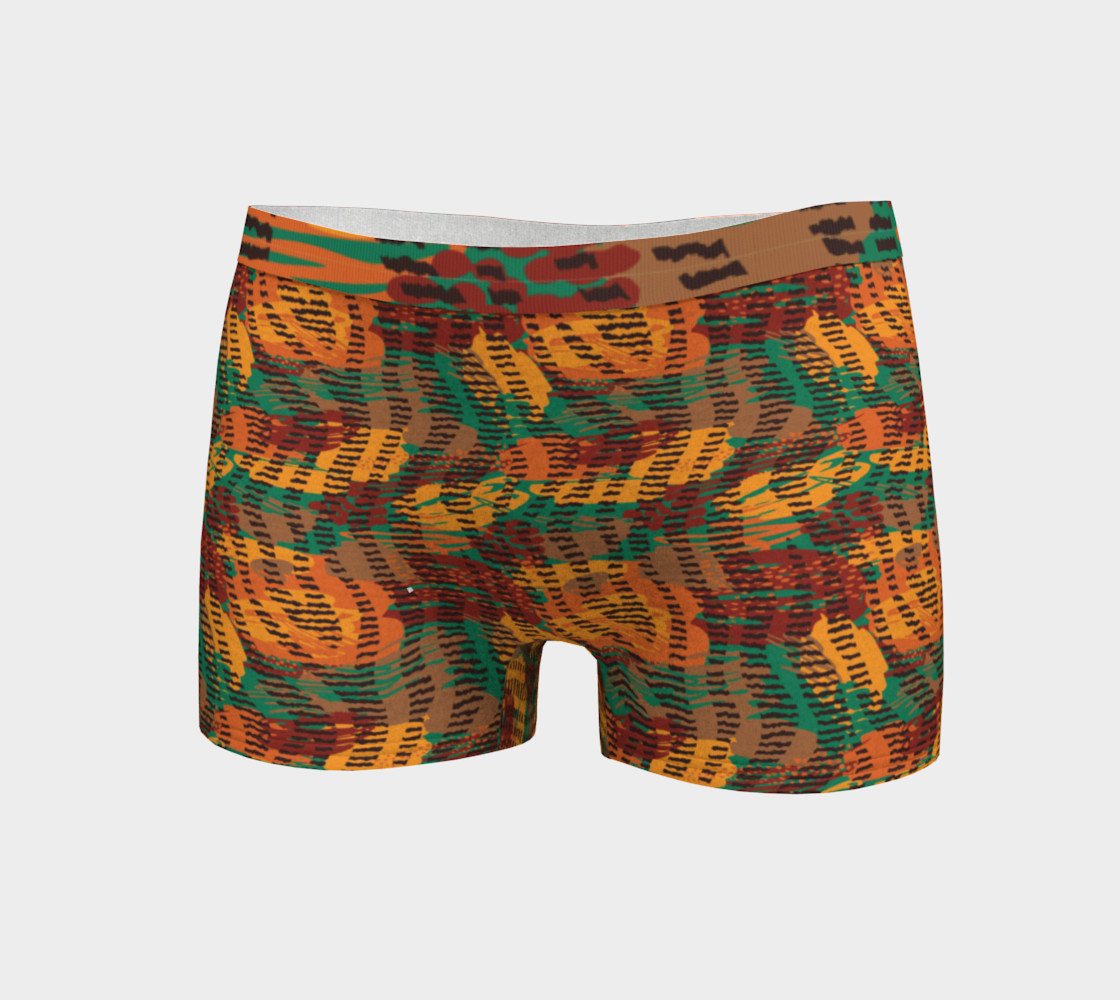 Abstract Animal Stripes BoyShorts preview #3