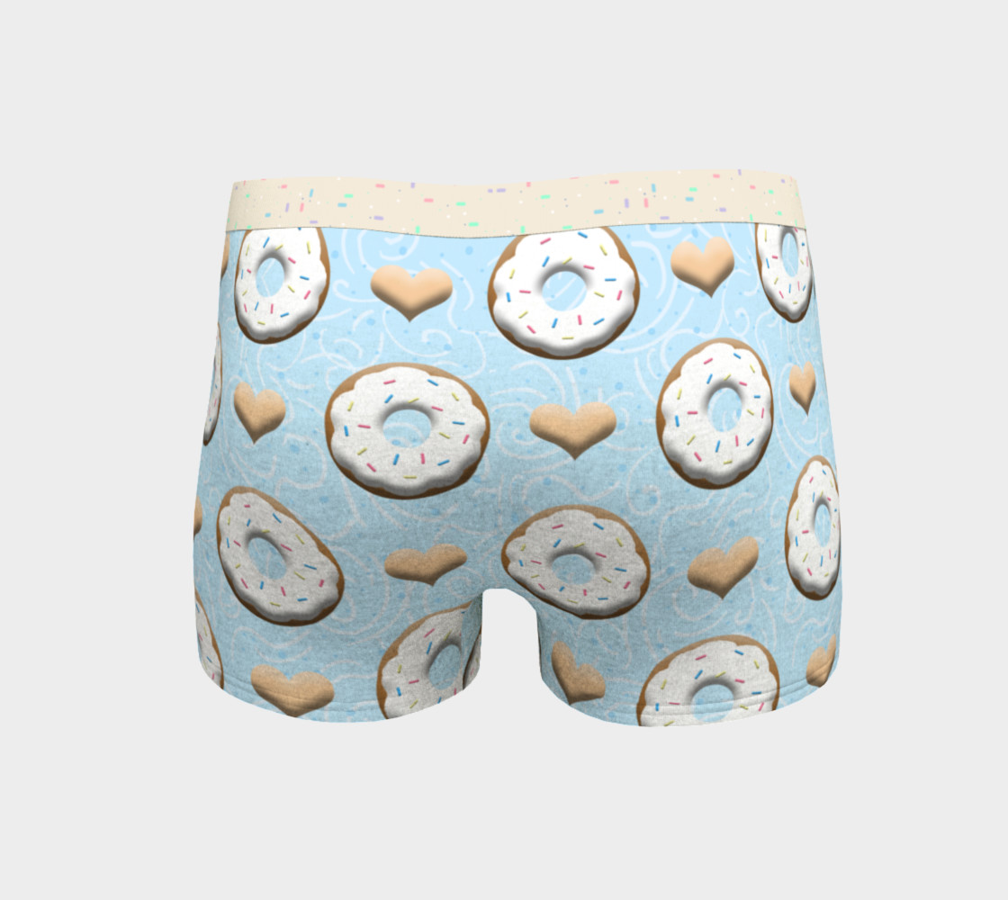 Blue Sprinkle Donut Boyshorts preview #4