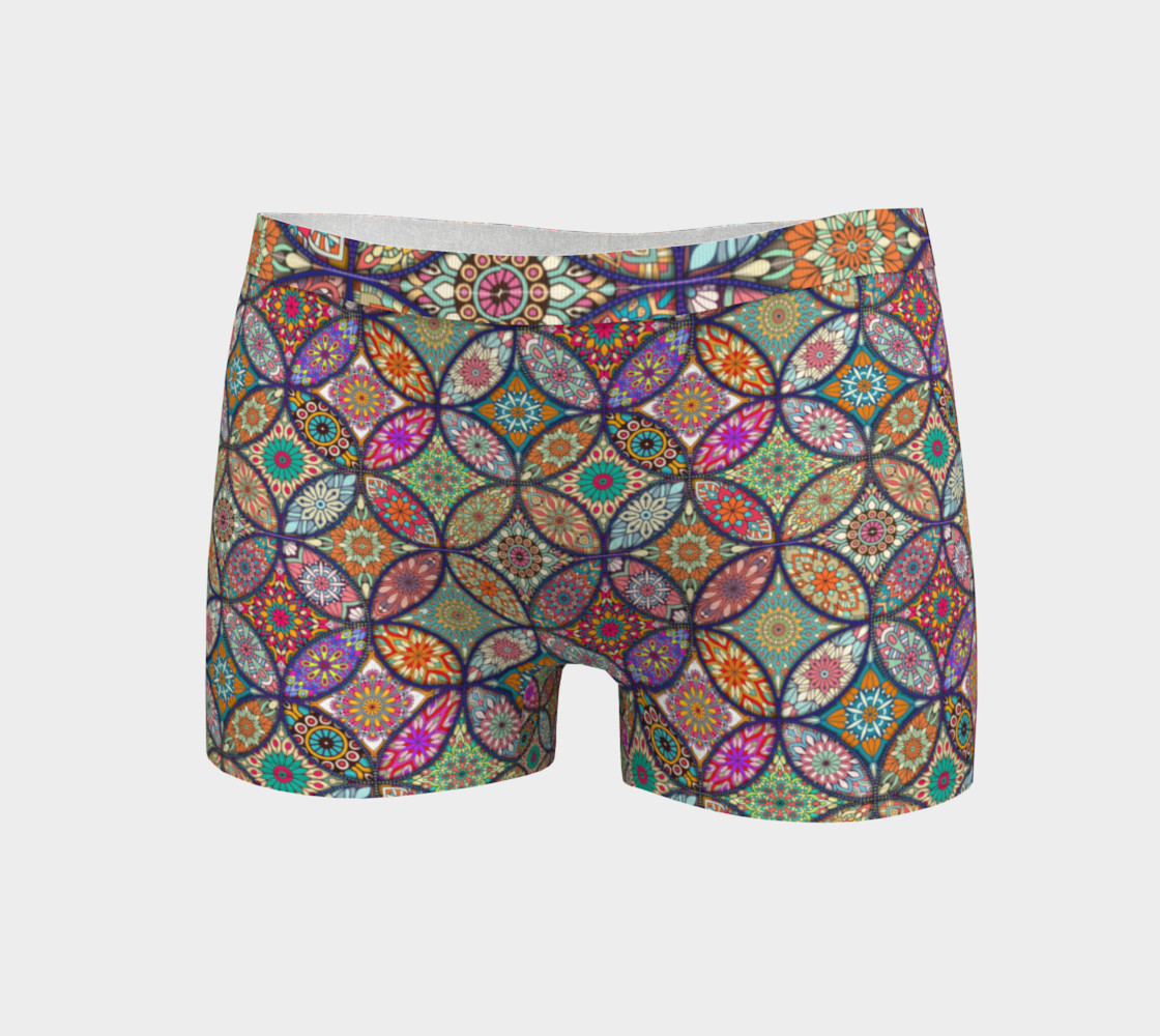 Vibrant Mandalas Boyshorts preview #3