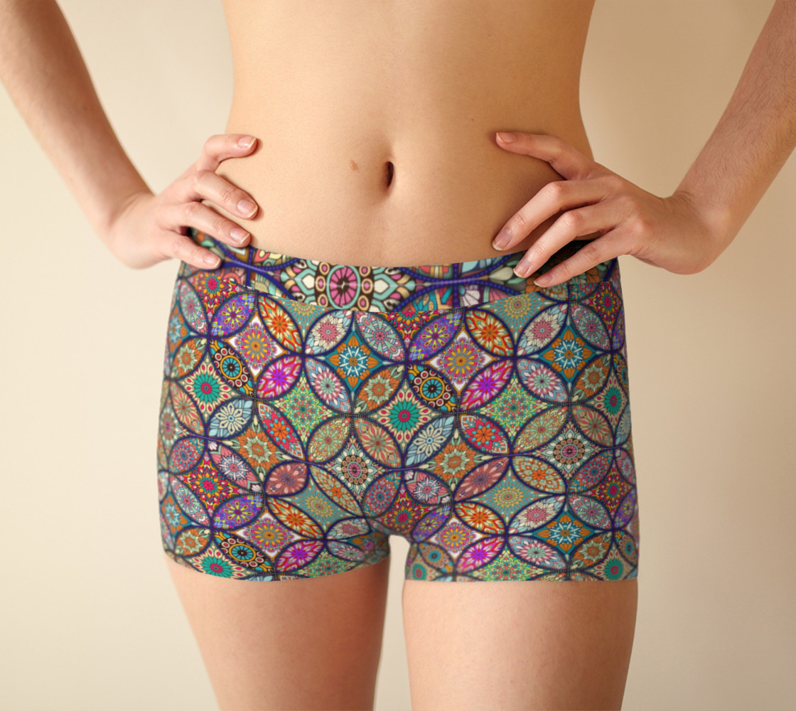 Vibrant Mandalas Boyshorts preview #1