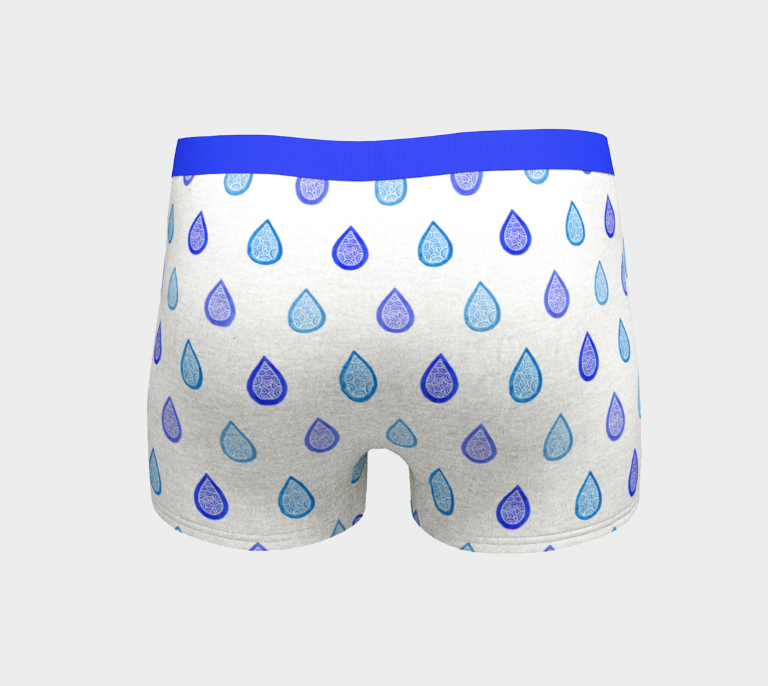 Blue raindrops Boyshort preview #4