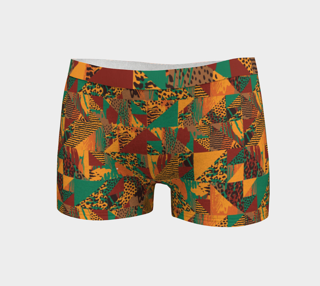 Abstract Safari Print Boyshorts preview #3