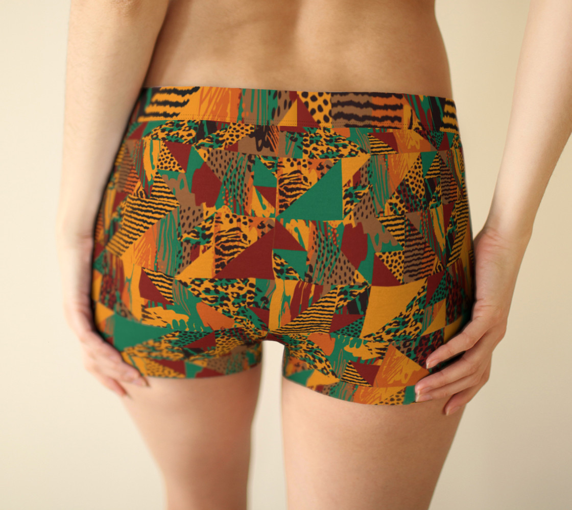 Abstract Safari Print Boyshorts preview #2