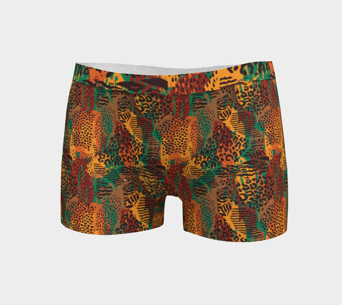 Safari Animal Print Mashup Boyshorts preview #3