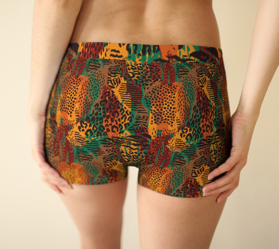 Safari Animal Print Mashup Boyshorts preview #2