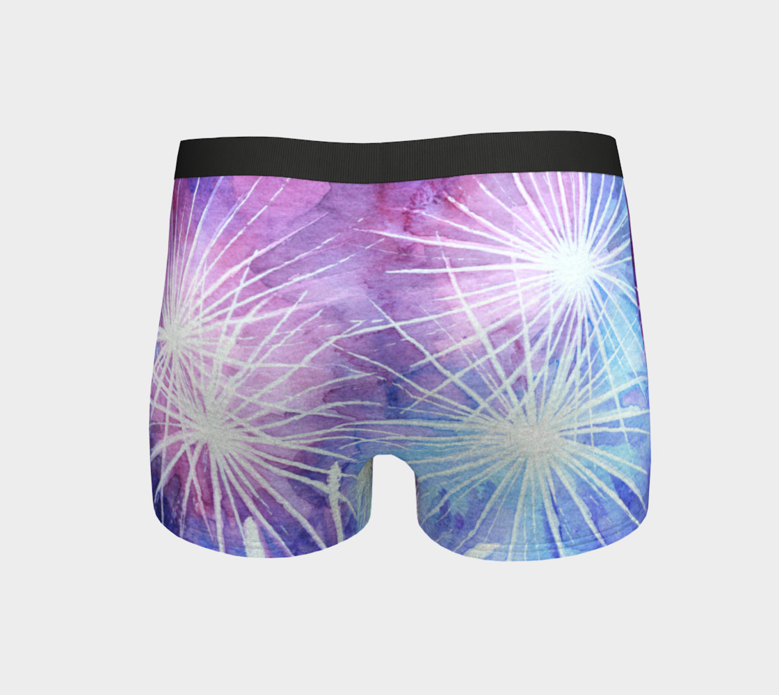 Blue and pink fireworks Boyshort preview #4