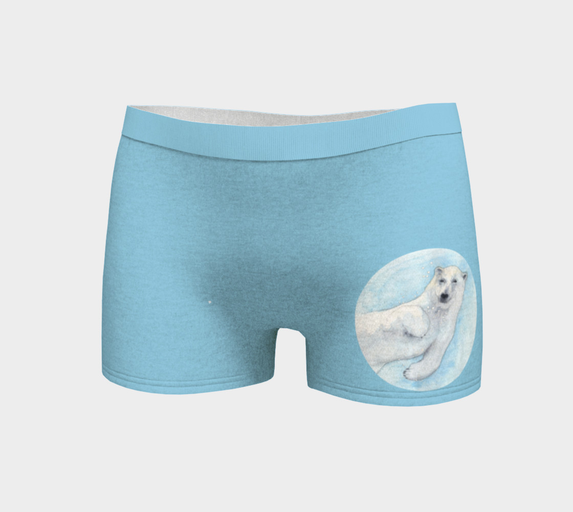 Polar bear underwater Boyshort preview #3