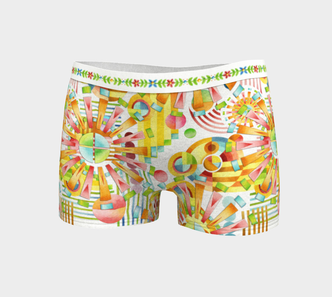 Aperçu de Art Deco Fireworks Boyshorts #3