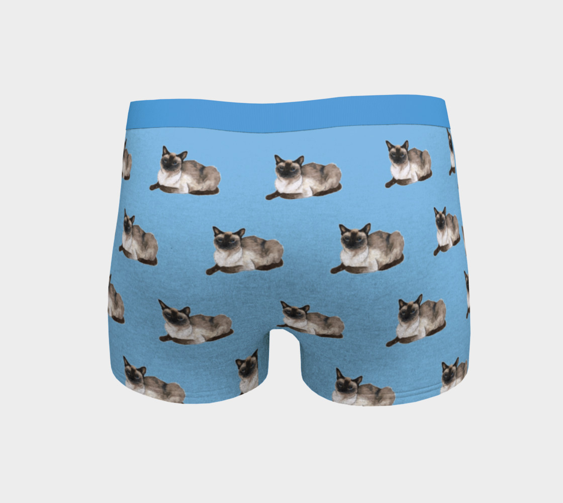 Aperçu de Siamese cat pattern Boyshort #4