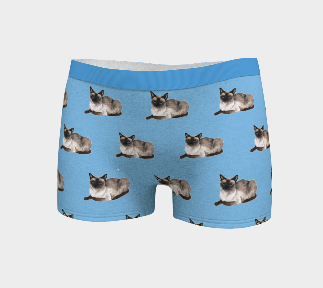 Aperçu de Siamese cat pattern Boyshort #3