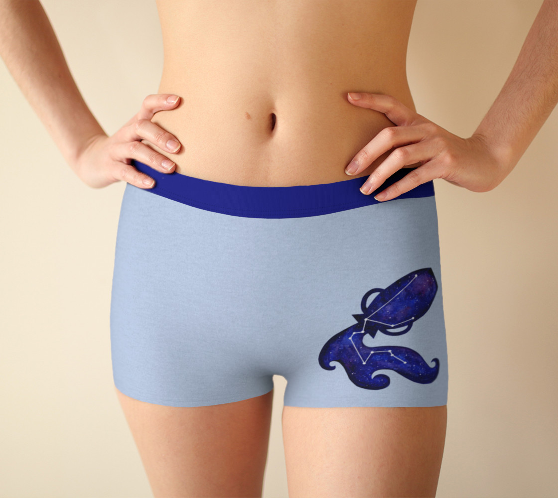 Astrological sign Aquarius constellation Boyshort preview #1
