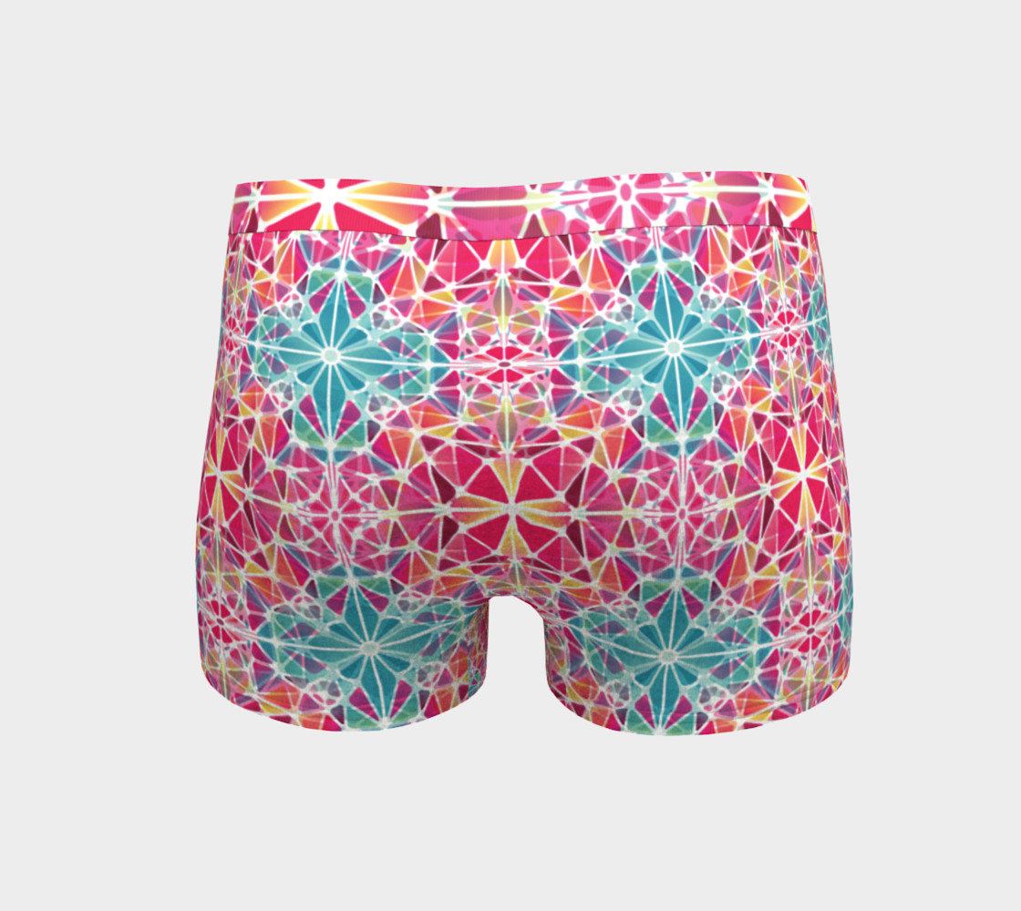 Aperçu de Pink and Blue Kaleidoscope Boyshorts #4
