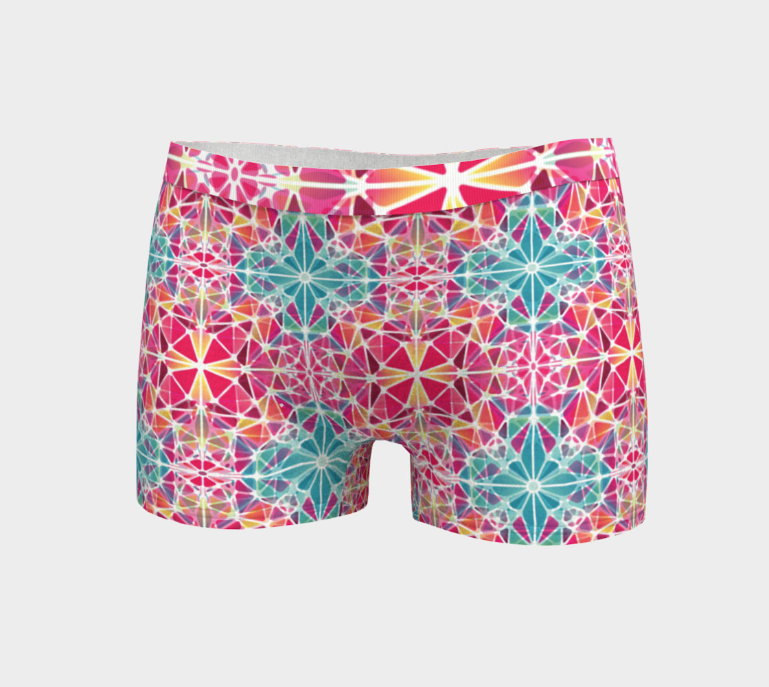 Aperçu de Pink and Blue Kaleidoscope Boyshorts #3