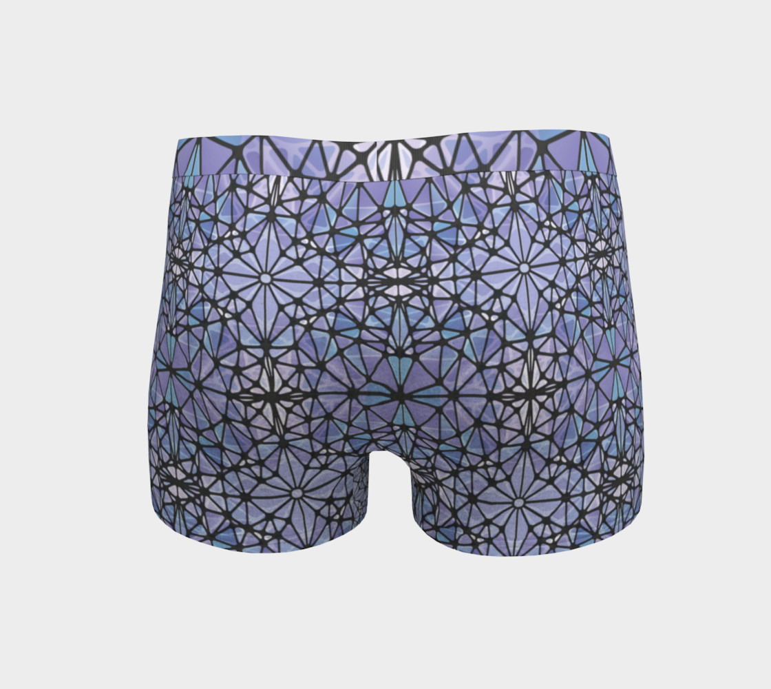 Purple and Blue Kaleidoscope Boyshorts preview #4
