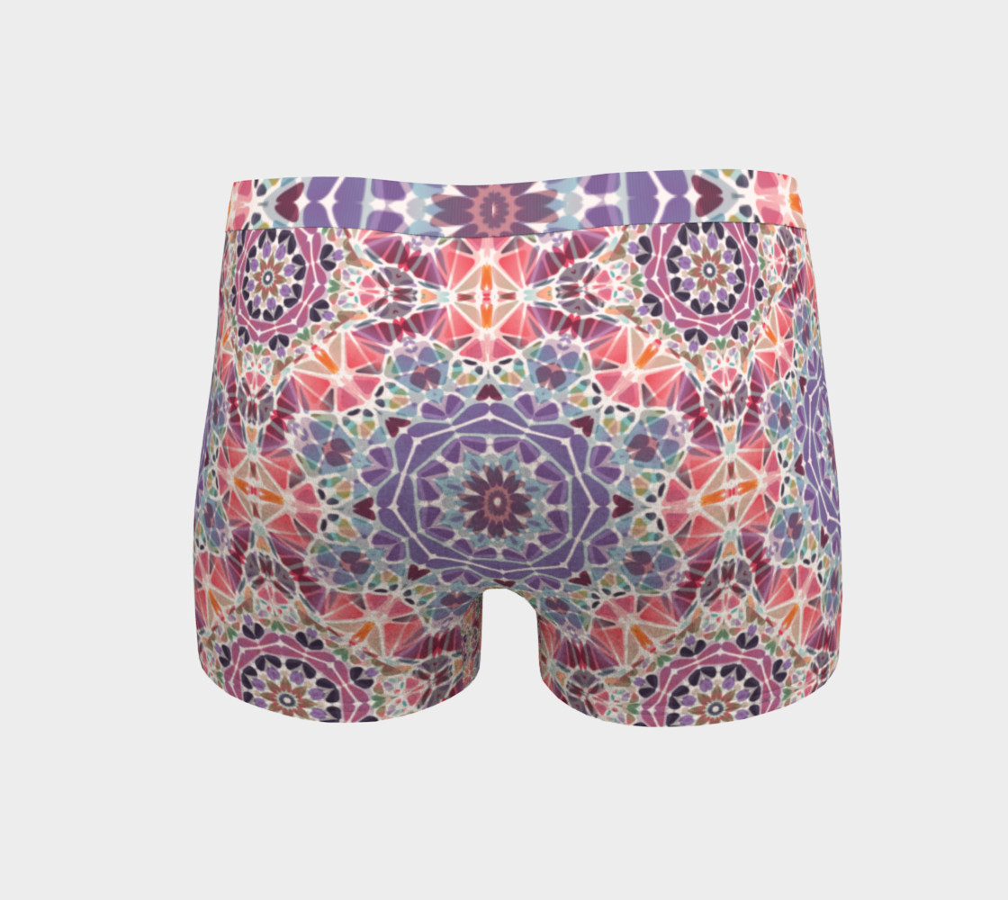 Purple and Pink Kaleidoscope Boyshorts preview #4