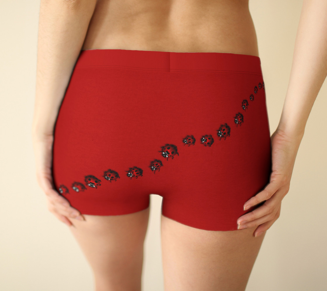 Aperçu de Ladybug Underwear Cute Ladybird Boy Shorts #2