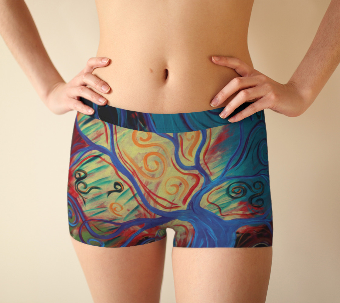 Tree of a Colourful Life Boyshorts preview #1