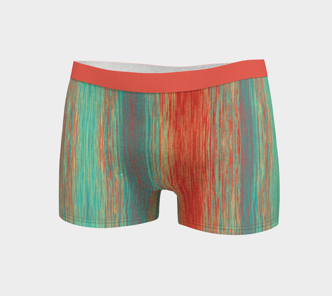 Hot Red Orange and Peacock Green Blended Lines preview #3