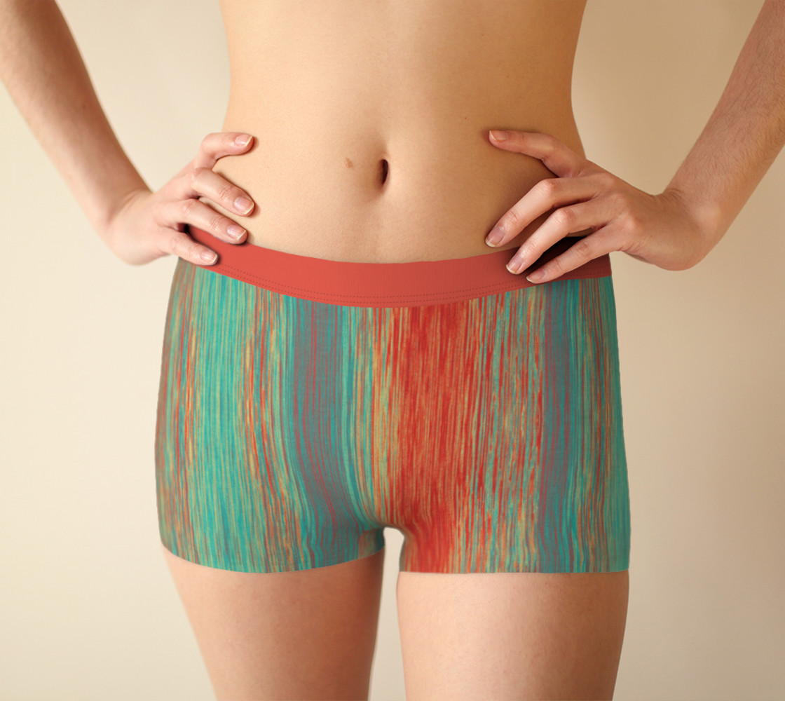 Hot Red Orange and Peacock Green Blended Lines preview #1