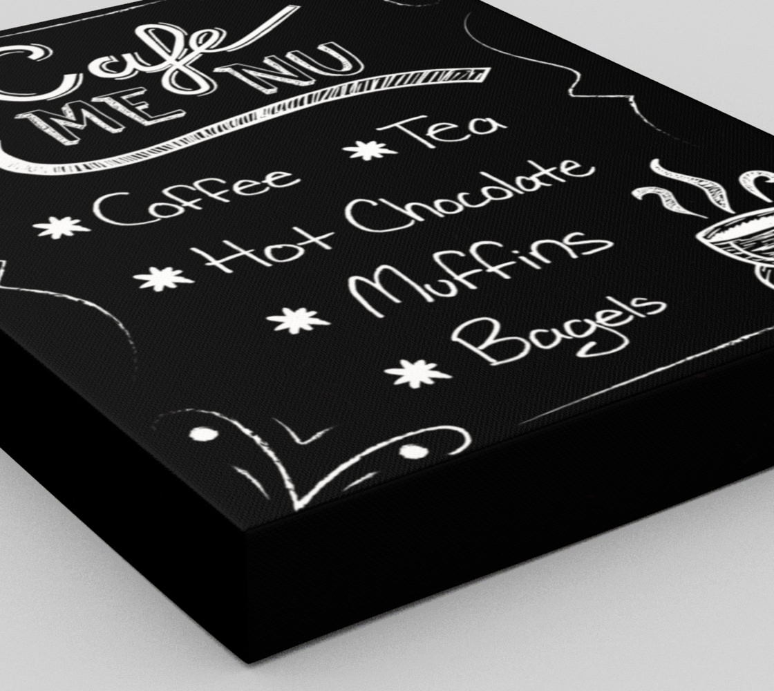 Cafe Menu Canvas Print 11"x14" preview #3