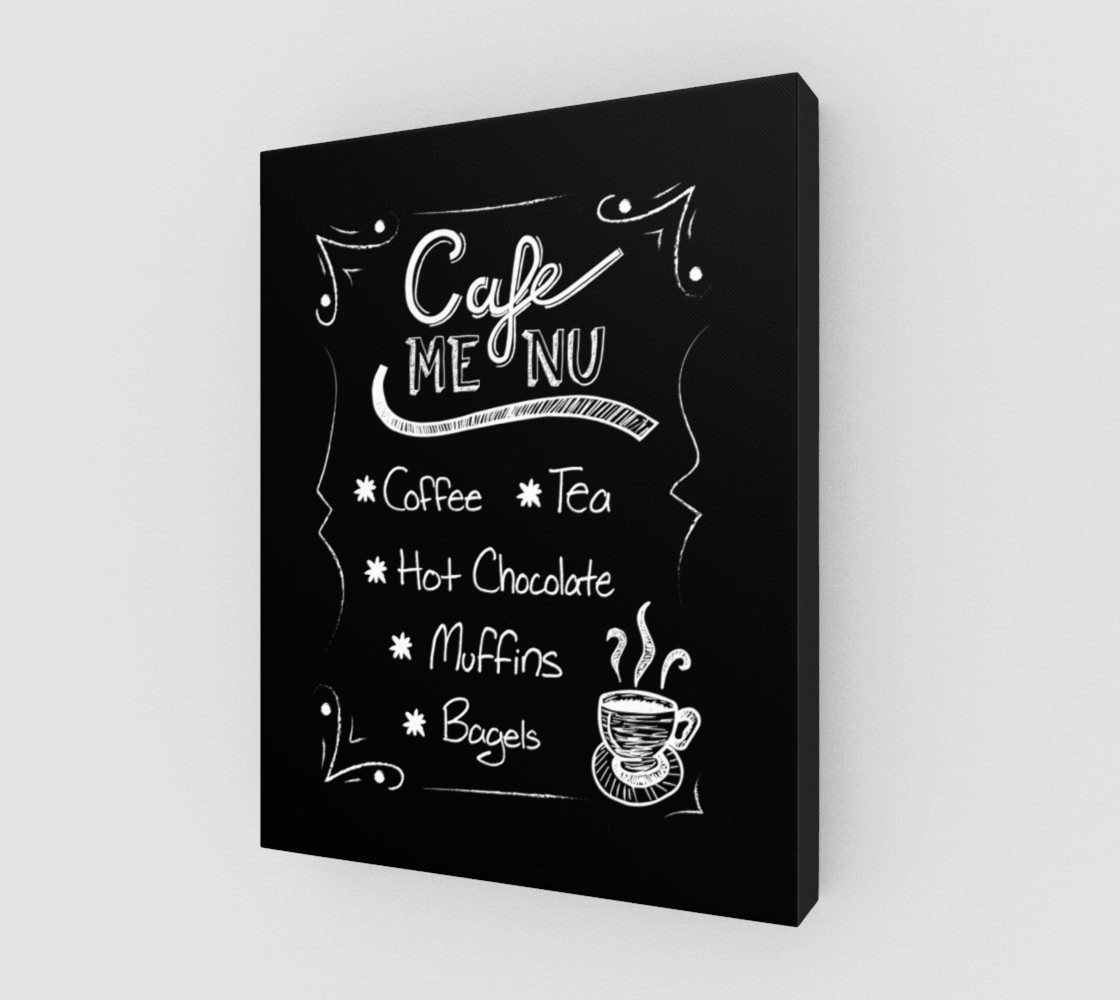 Cafe Menu Canvas Print 11"x14" preview #2