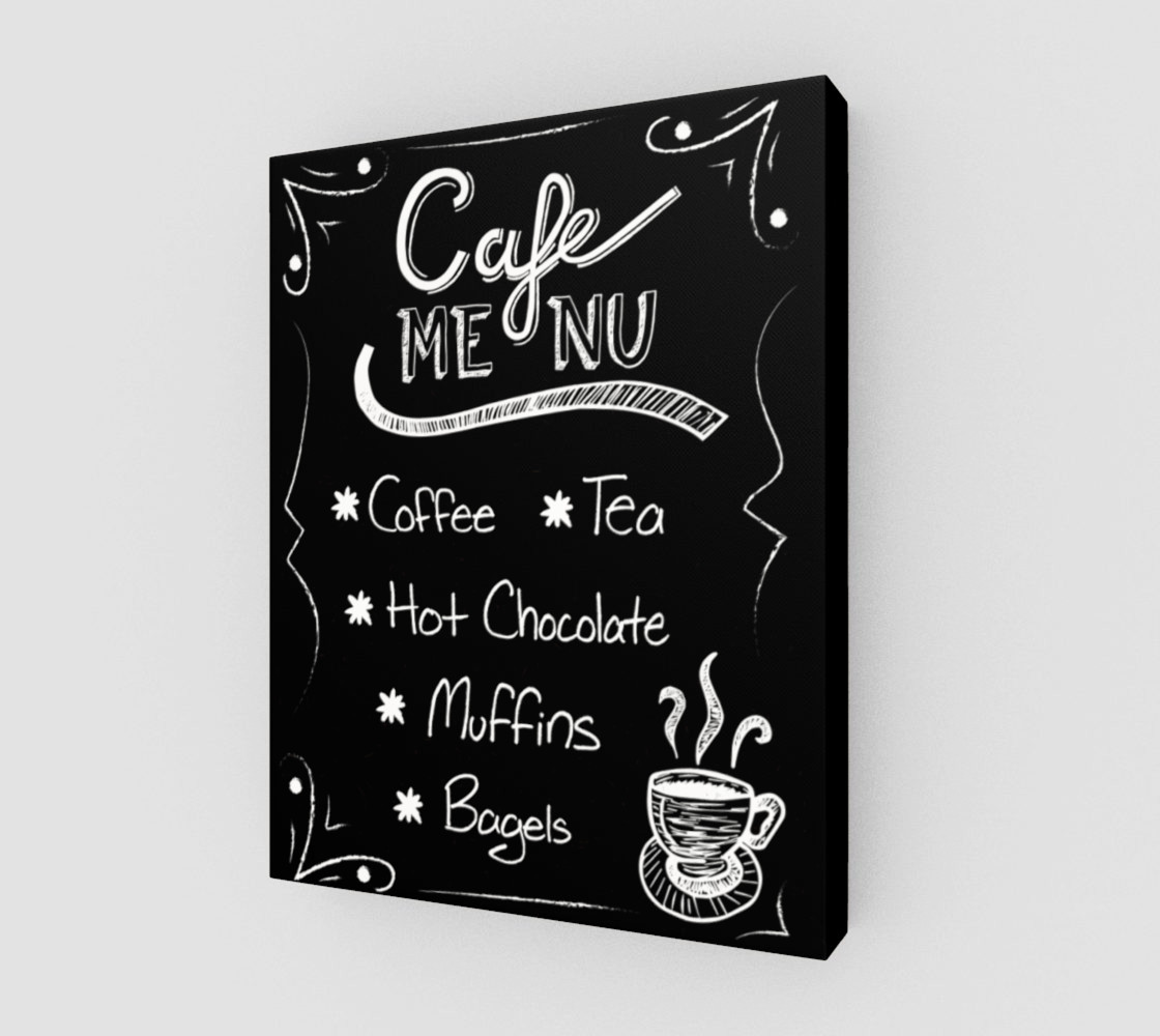 Cafe Menu Canvas Print 11"x14" preview #1
