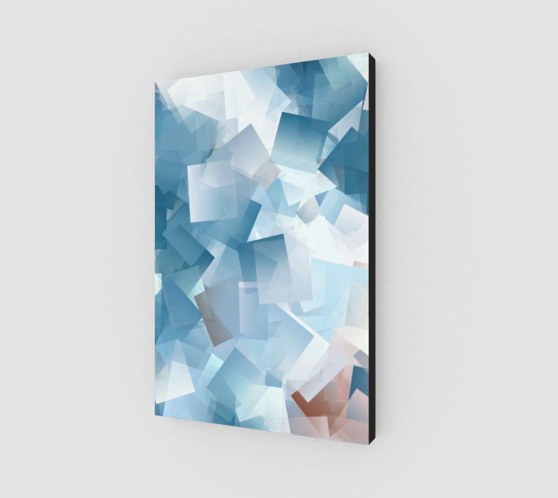 Muted Blues In Cubes preview #2