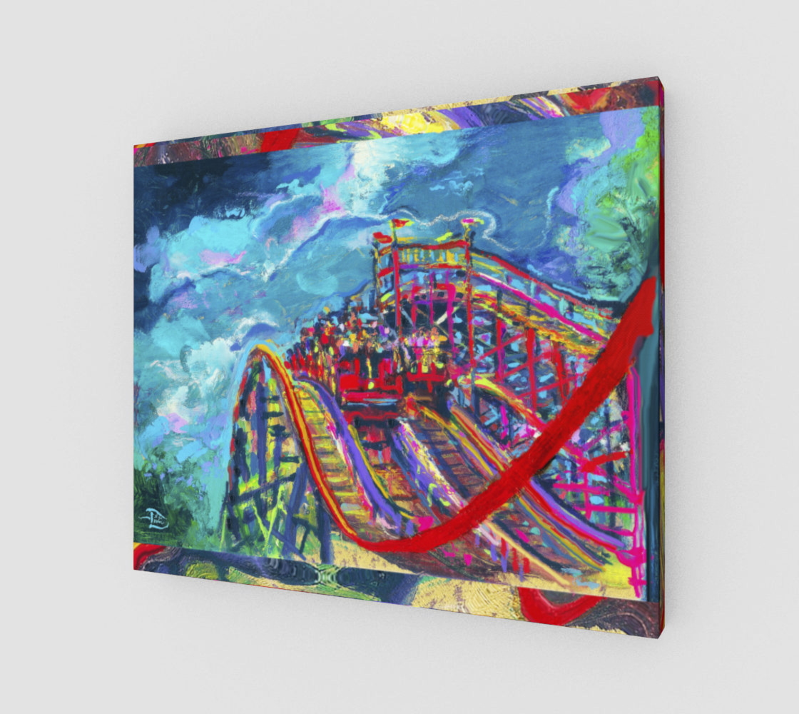 Roller Coaster Circus Fashion-Match / Virtual-Frame-in-Print preview #1