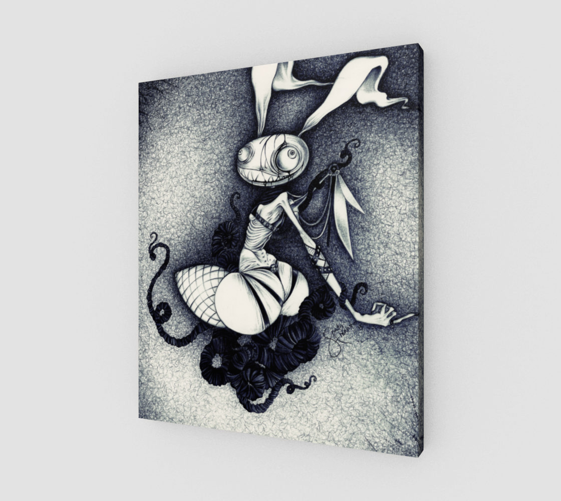 "Dear Rabbit" 20" x 24" preview #1