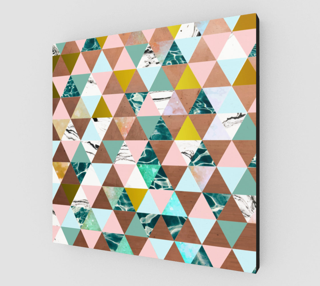 Life in a Pattern Wood Print preview #2