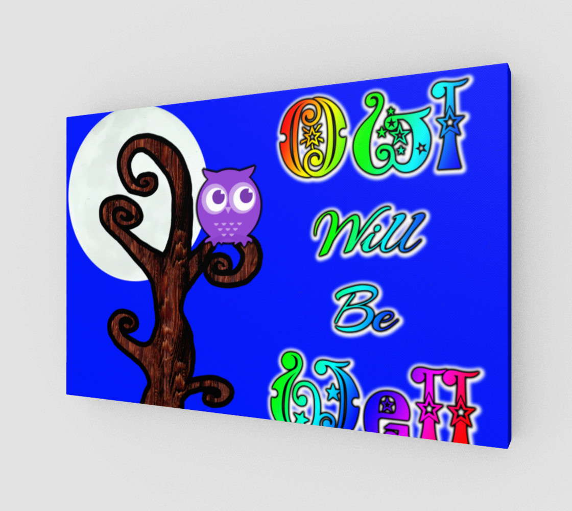 Owl Will Be Well Wall Art preview #1