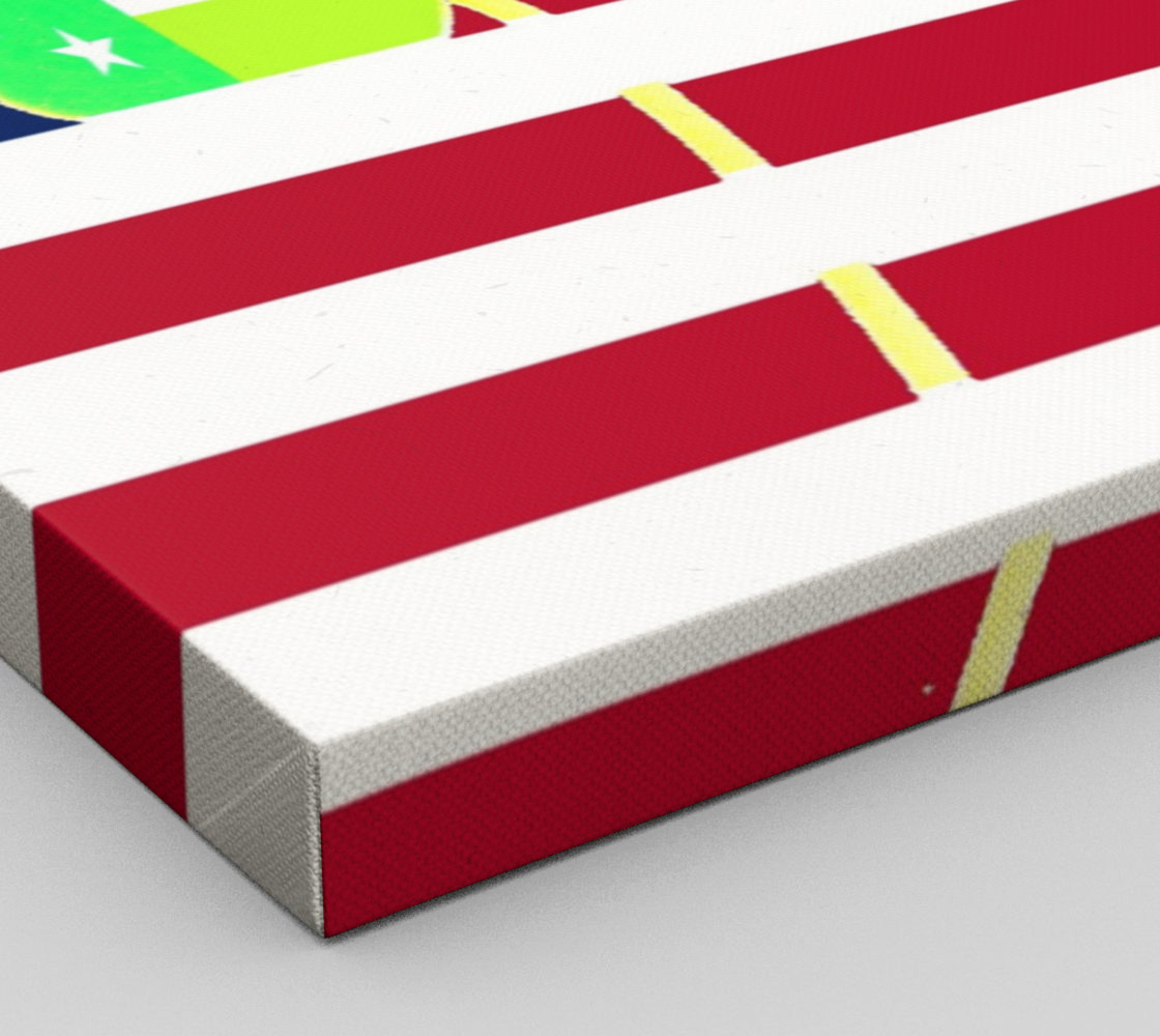 St. Patrick's Day Irish Shamrock Clover American Flag preview #3