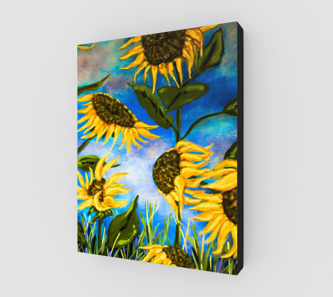 Vibrant Sunflowers 11 x 14 preview #2