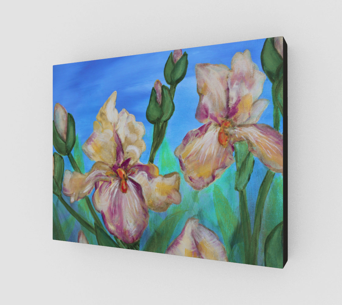 Variegated Irises 14 x 11 preview #2