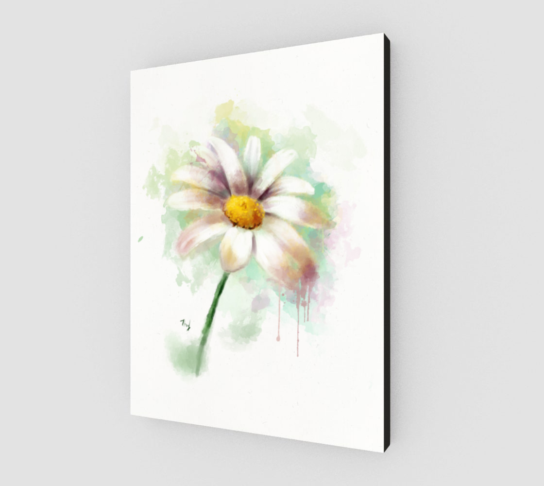 Watercolor daisy preview #2