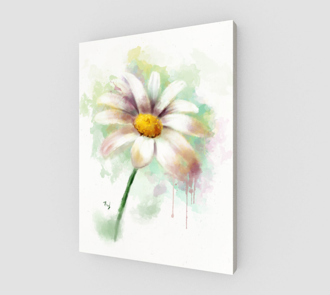 Watercolor daisy preview #1