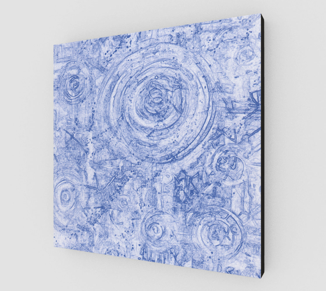 Blue and White Circles preview #2