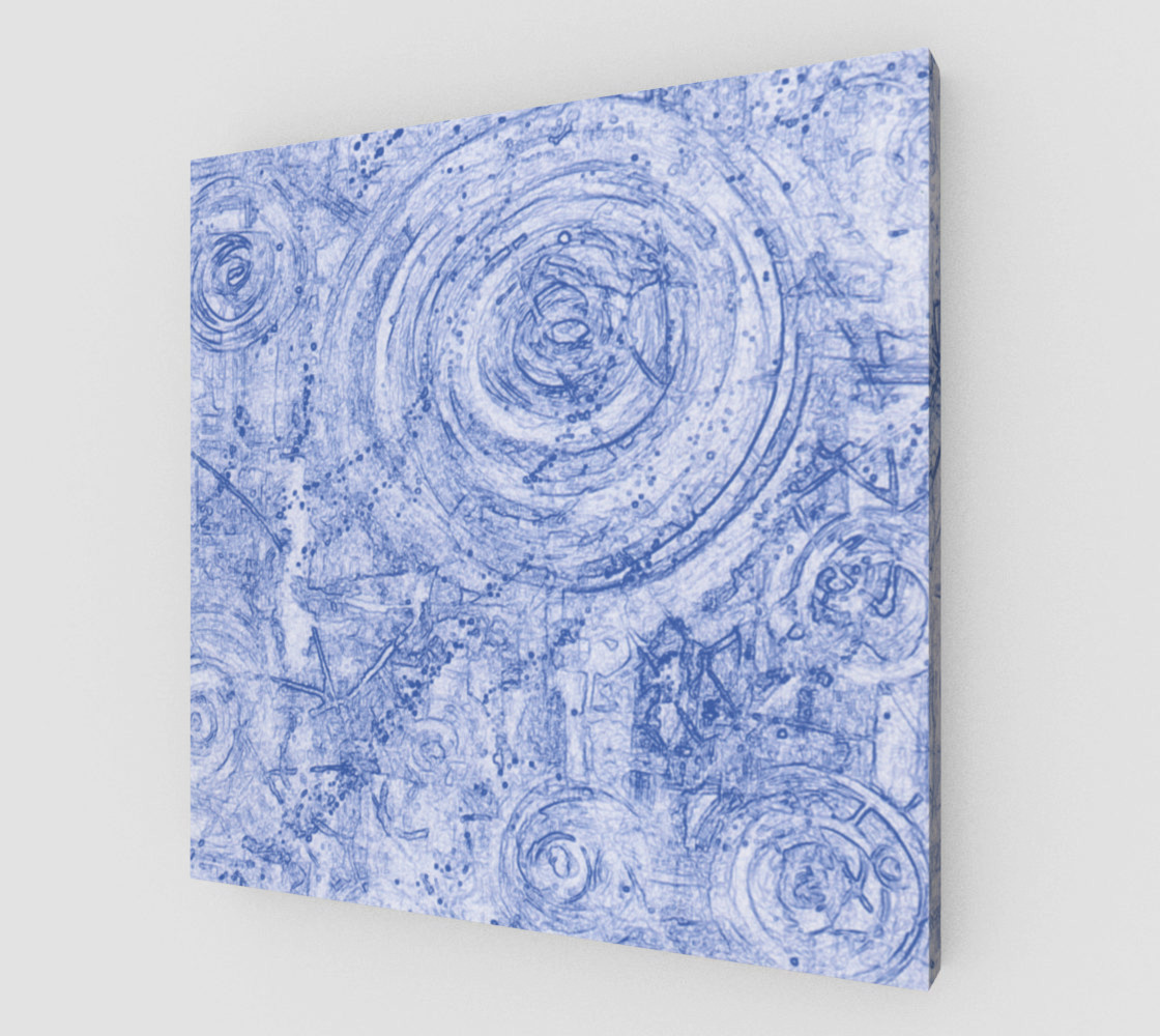 Blue and White Circles preview #1
