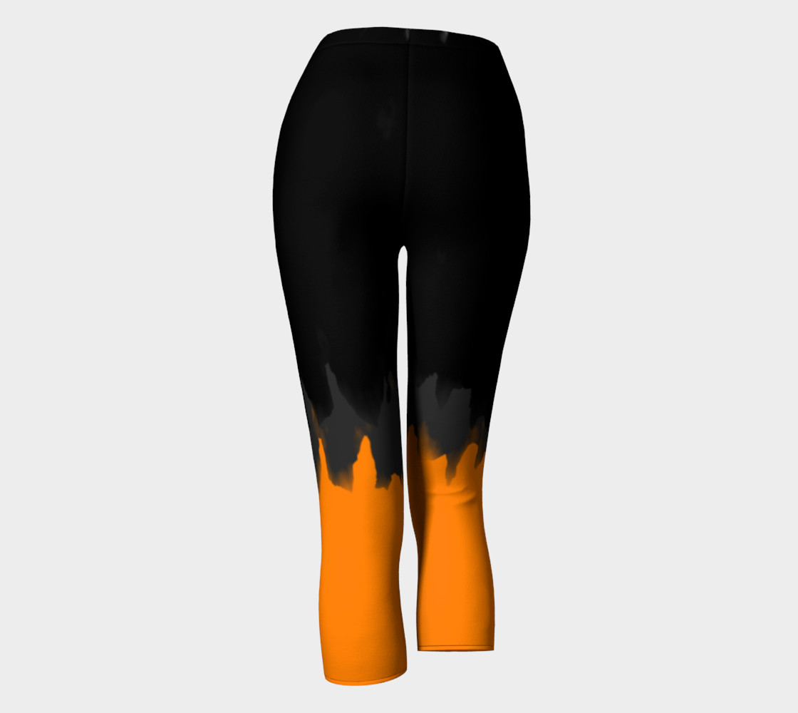 Black Grey & Orange Paint Smear preview #4