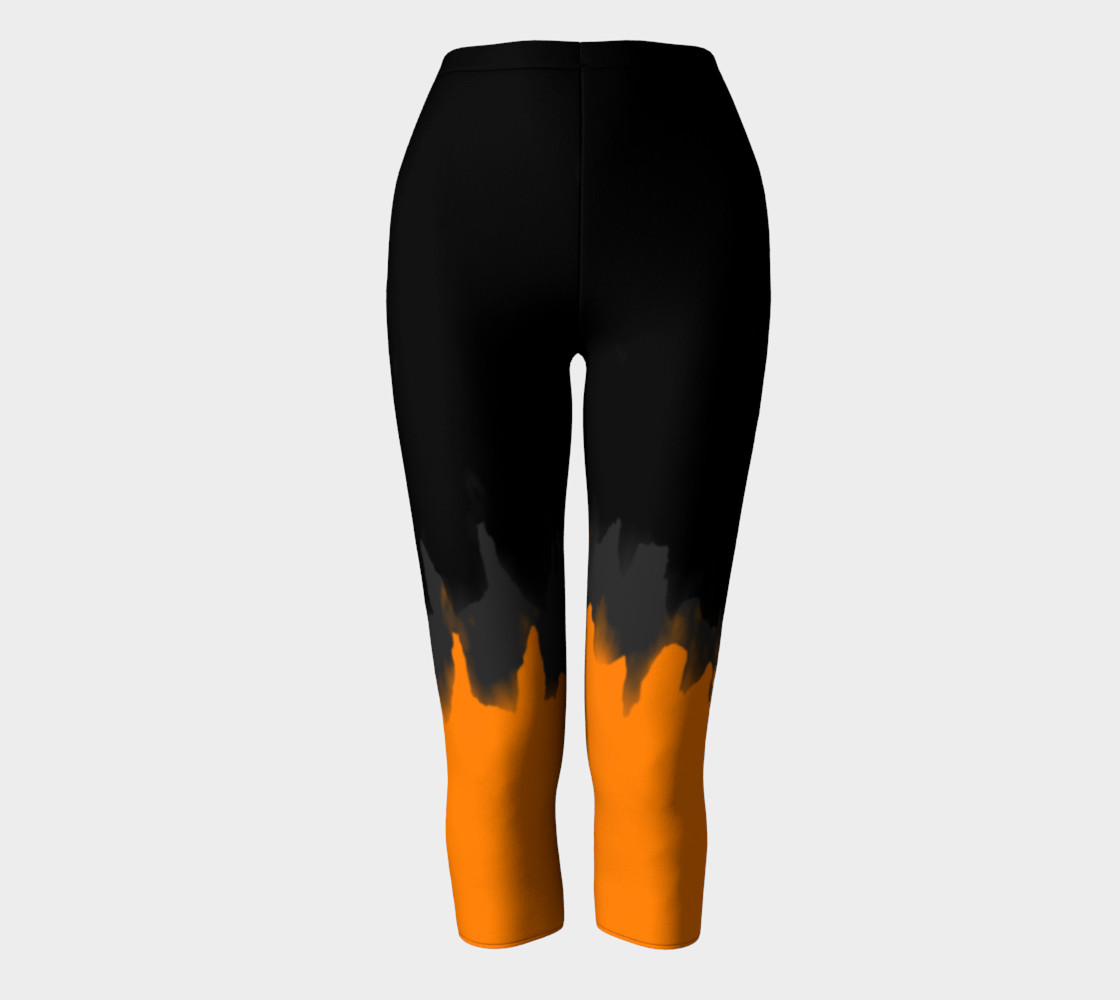 Black Grey & Orange Paint Smear preview #2
