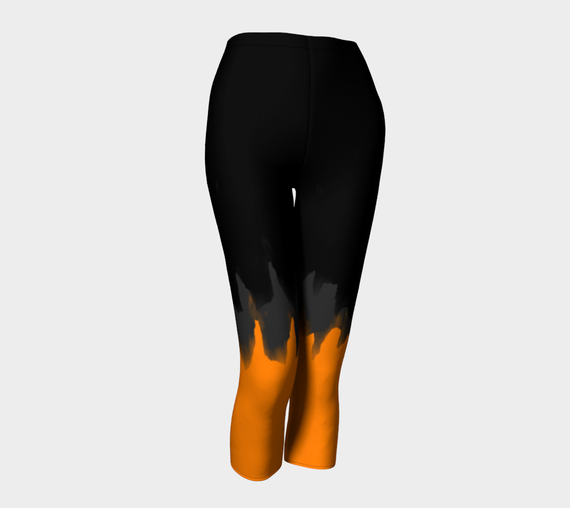 Black Grey & Orange Paint Smear preview #1