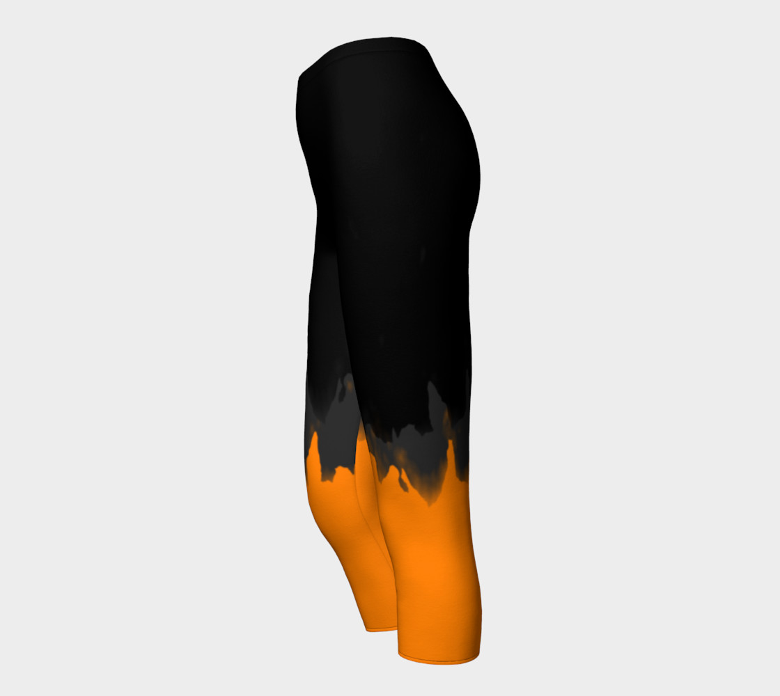 Black Grey & Orange Paint Smear preview #3