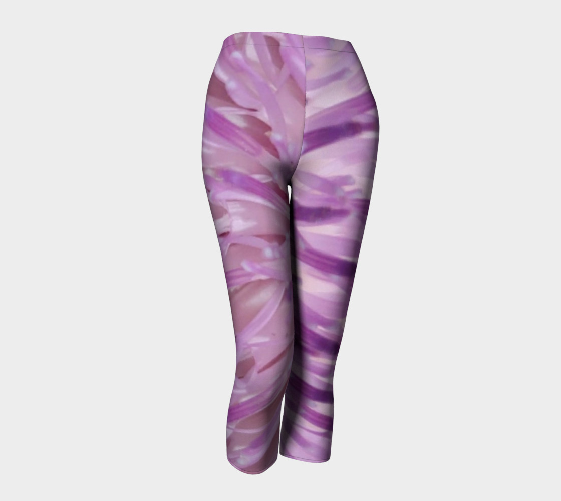 Purple Bud Explosion Capris preview #1