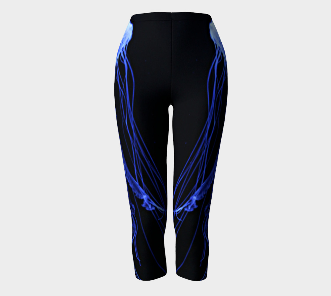 Moon Jelly Black Light Reactive Capri preview #2