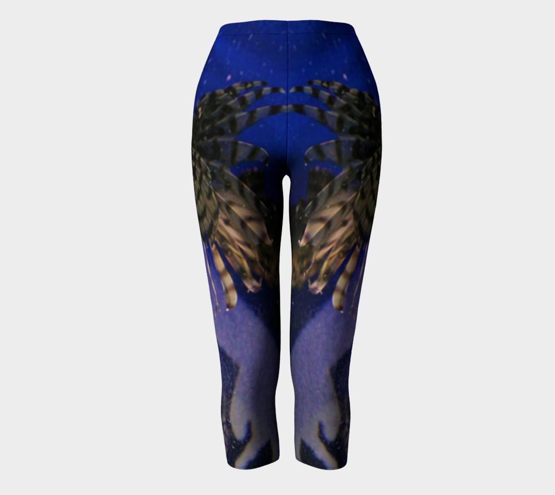 Soaring Lionfish Black Light Reactive Capri preview #2