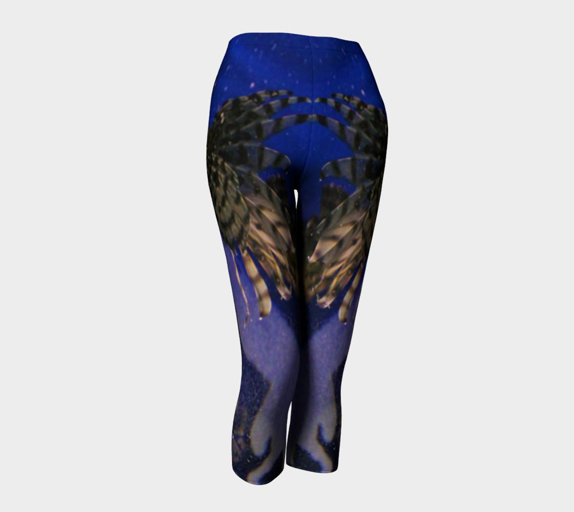 Soaring Lionfish Black Light Reactive Capri preview #1
