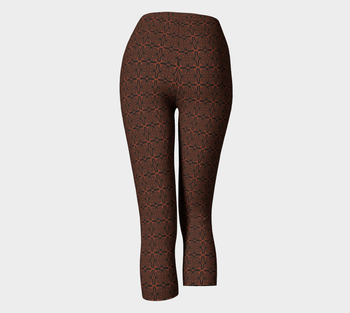 Fire Maze Tile Capris preview #4