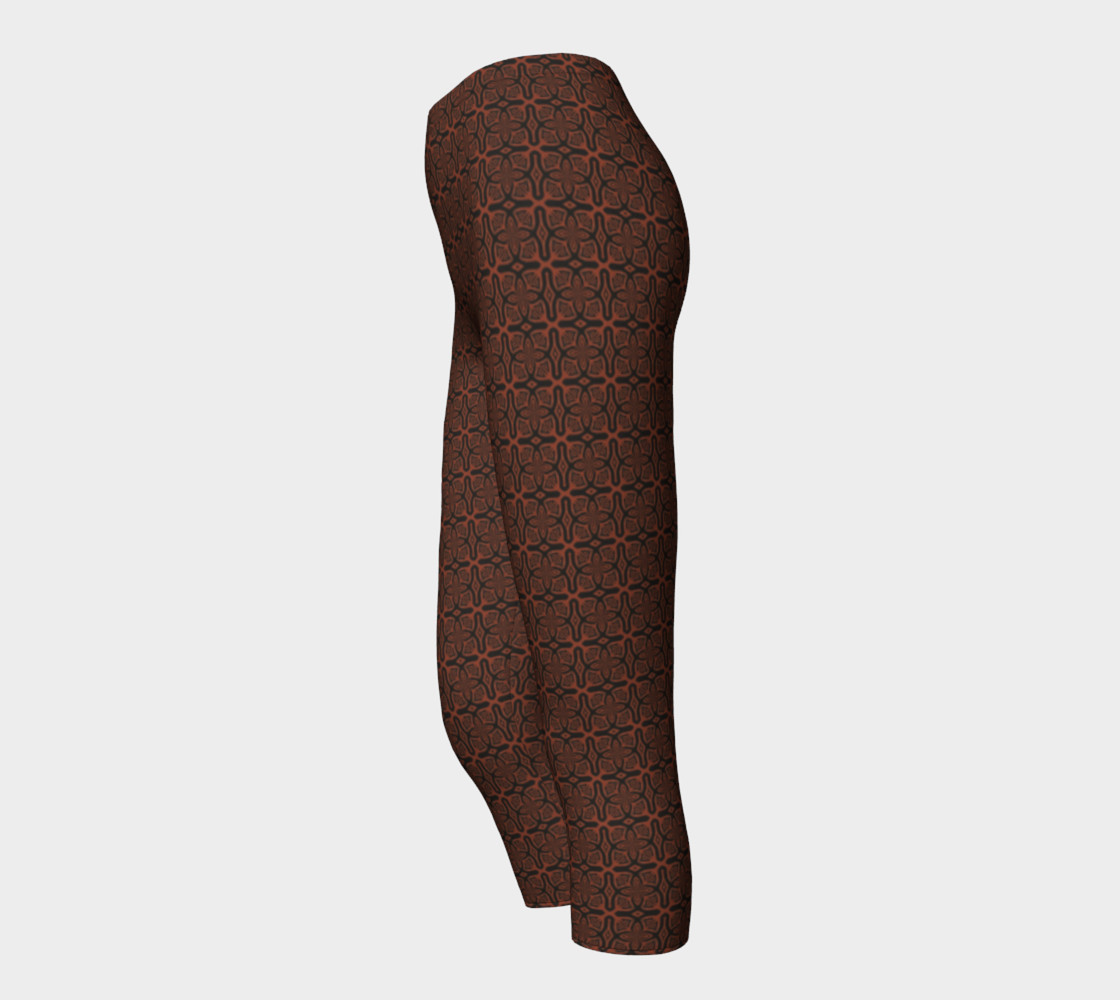 Fire Maze Tile Capris preview #3